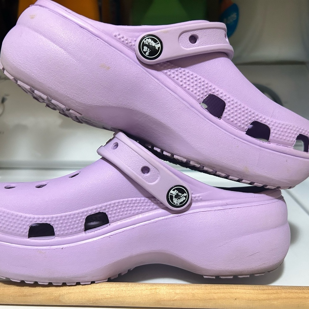 CROCS Kids Lavender Sandals - Picture 8 of 13